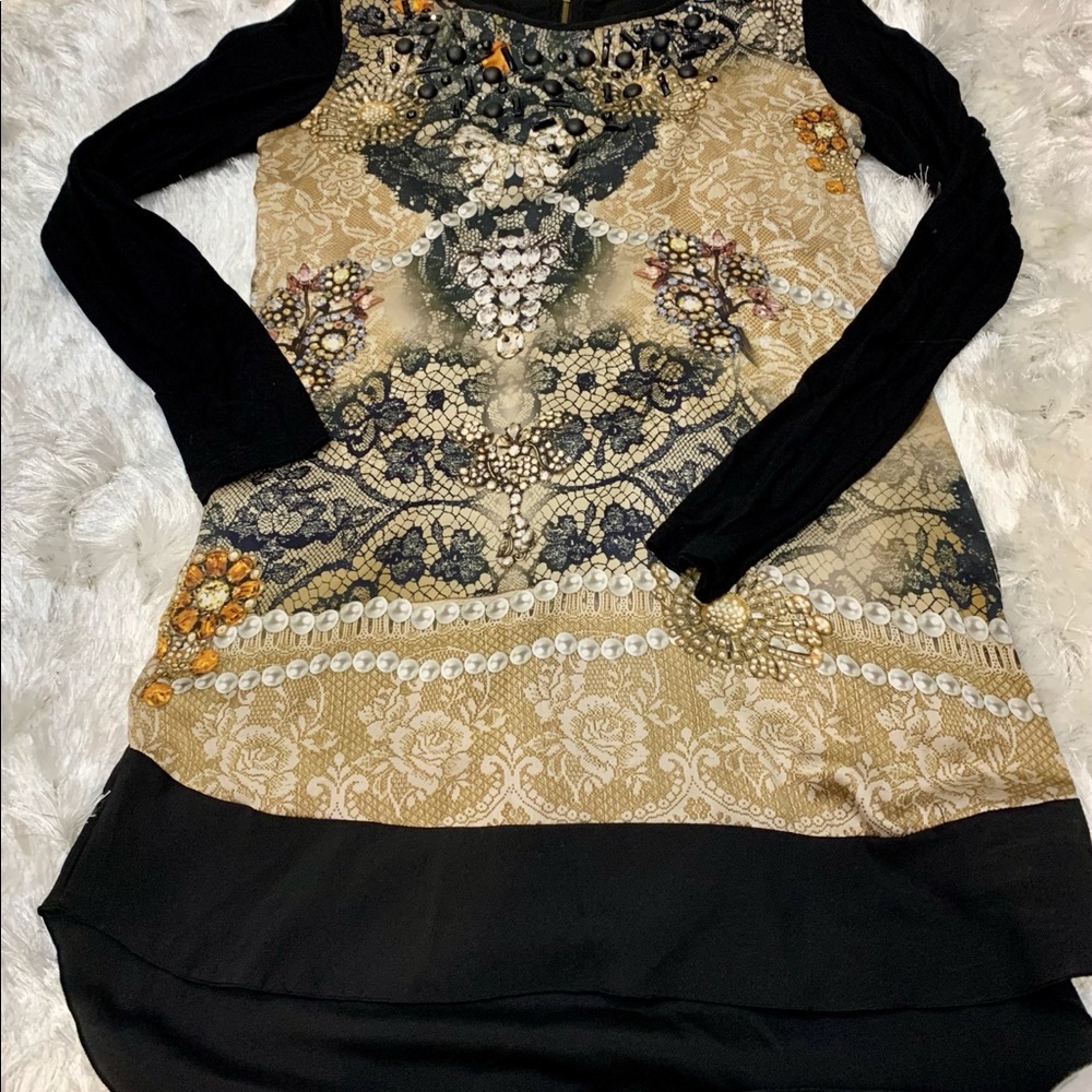 Mary c Italian Artistic and Embellished Top